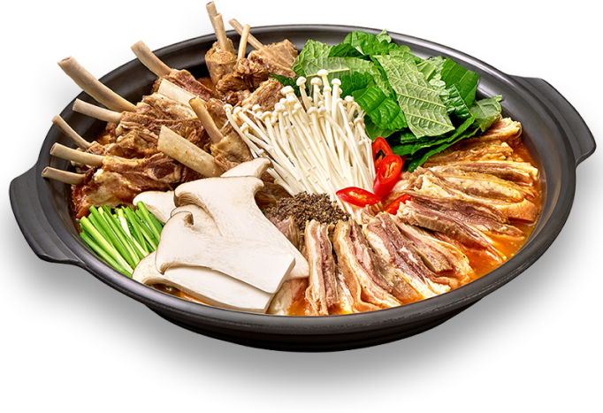 흑염소 갈비전골