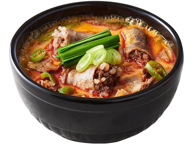 한우사골 얼큰순대국밥